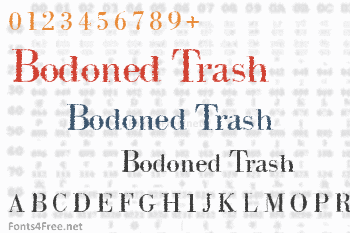 Intellecta Bodoned Trash Font