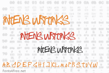 Intens Writings Font