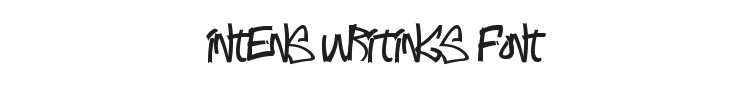 Intens Writings Font Preview