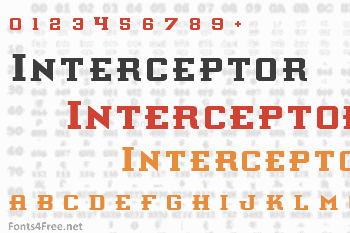 Interceptor Font