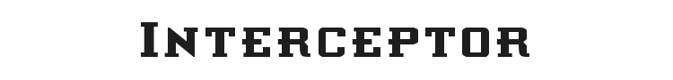 Interceptor Font