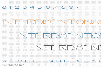 Interdimentional Font