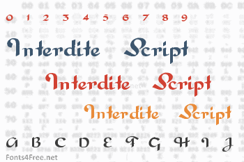 Interdite Script Font