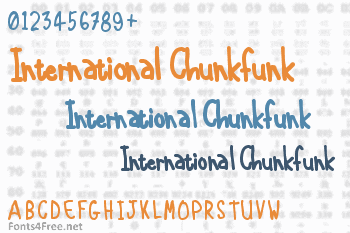 International Chunkfunk Font