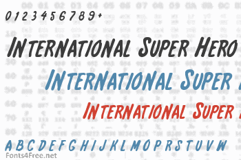 International Super Hero Font