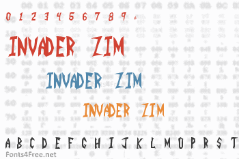 Invader Zim Font