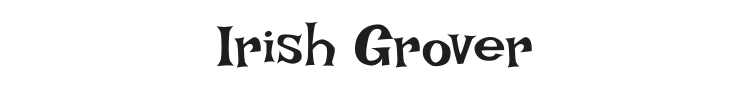 Irish Grover Font