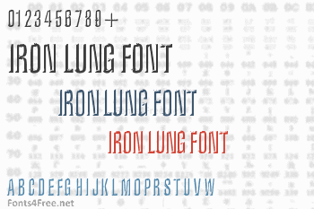 Iron Lung Font