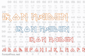 Iron Maiden Font