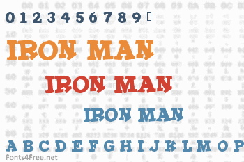 Iron Man Font