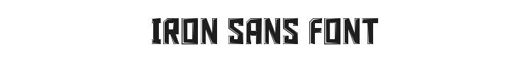 Iron Sans Font