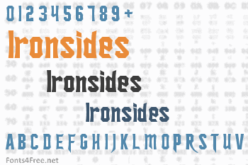Ironsides Font