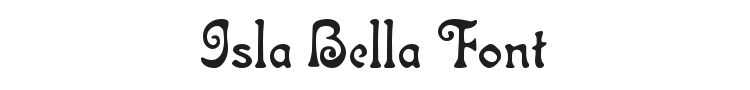 Isla Bella Font