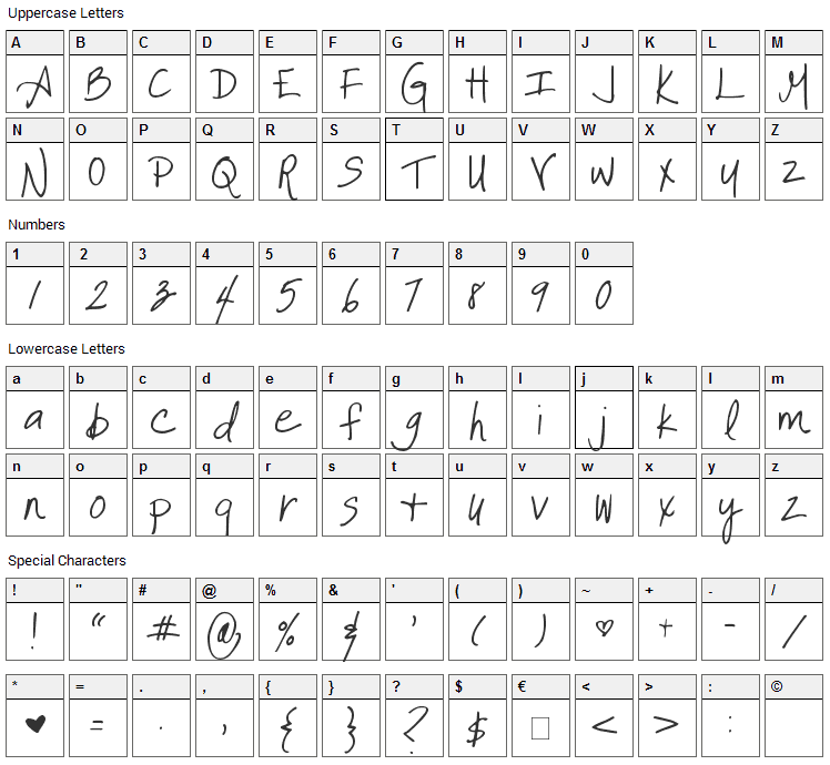 It Aint Rocket Science Font Character Map