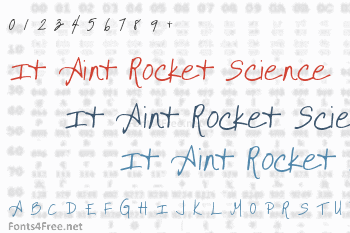It Aint Rocket Science Font