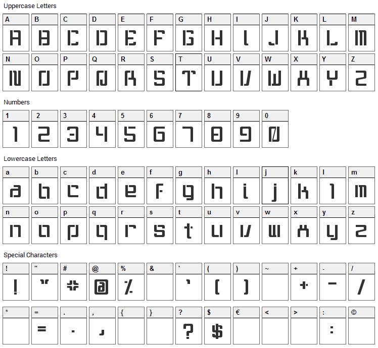 It wasnt me Font Character Map