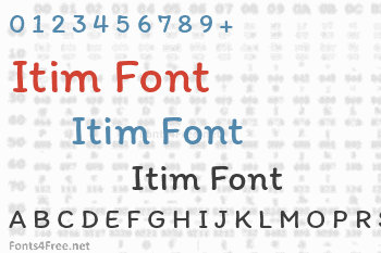 Itim Font