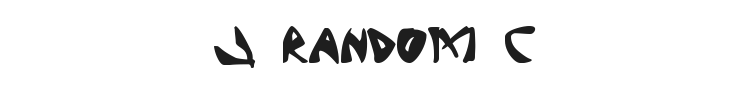 J Random C Font