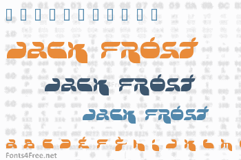 Jack Frost Font