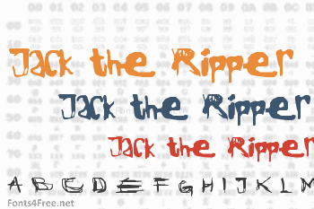 Jack the Ripper Font