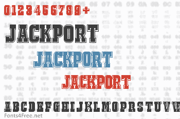 Jackport NCV Font
