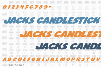 Jacks Candlestick Font