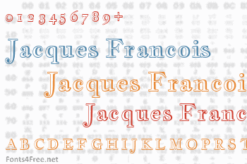 Jacques Francois Shadow Font