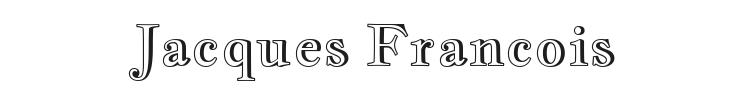 Jacques Francois Shadow Font