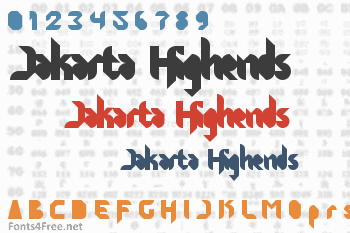 Jakarta Highends Font