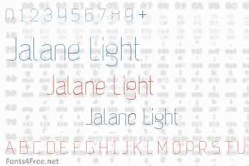 Jalane Light Font