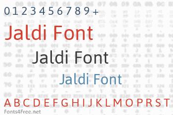 Jaldi Font