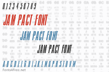 Jam Pact Font