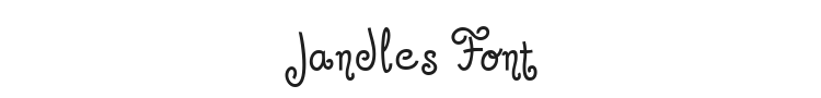 Jandles Font Preview