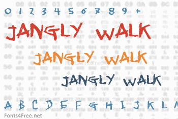 Jangly Walk Font