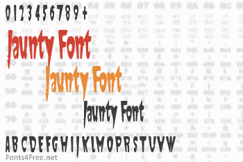 Jaunty Font