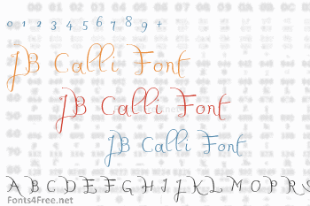 JB Calli Font