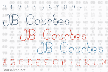 JB Courbes Font