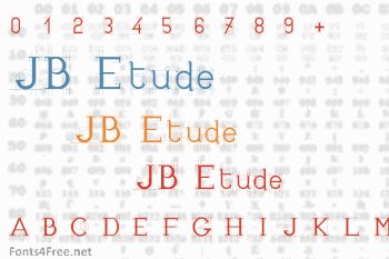 JB Etude Font