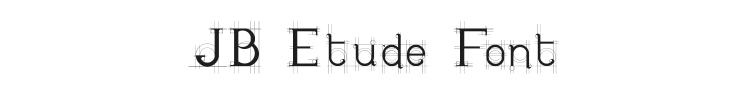 JB Etude Font