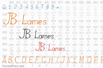 JB Lames Font