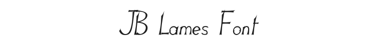 JB Lames Font