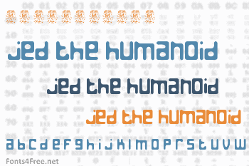 Jed the Humanoid Font