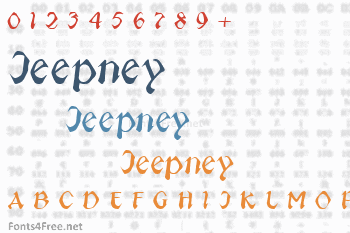 Jeepney Font