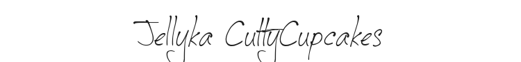 Jellyka CuttyCupcakes Font