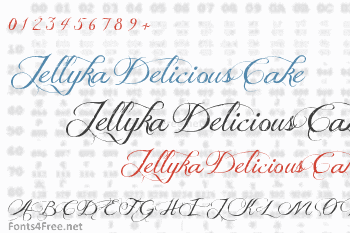 Jellyka Delicious Cake Font