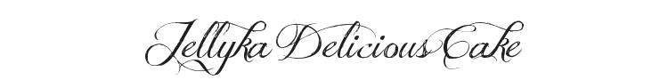 Jellyka Delicious Cake Font