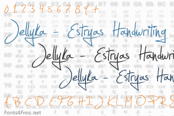 Jellyka - Estryas Handwriting Font