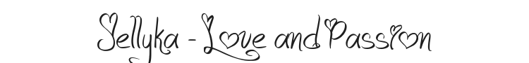 Jellyka - Love and Passion Font