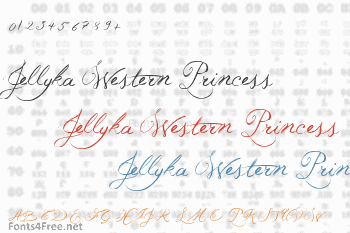 Jellyka Western Princess Font