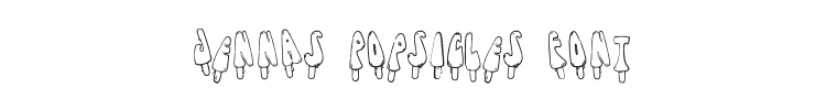Jennas Popsicles Font Preview